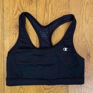 Champion black sports bra